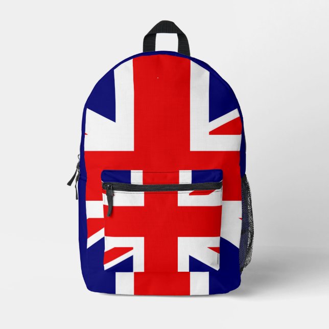 JACK DER UNION - DIE BRITISCHE FLAG BEDRUCKTER RUCKSACK (Vorderseite)