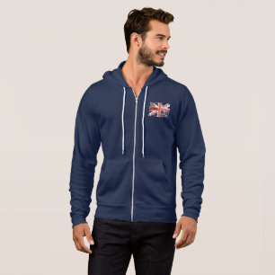 Jack der Vintagen Gewerkschaft U.K.-Flagge gestör Hoodie