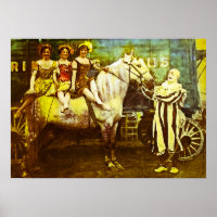 Jack des Clowns und des Vintagen Zirkus der drei K