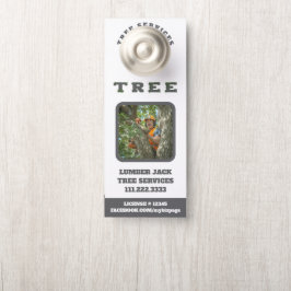 *~* Jack des Händlers QR Tree Services Tür Türanhänger