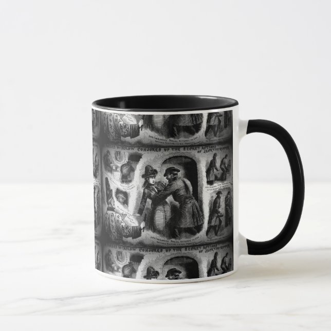 Jack die Trennmaschine-Illustrierten Polizei Tasse (Rechts)