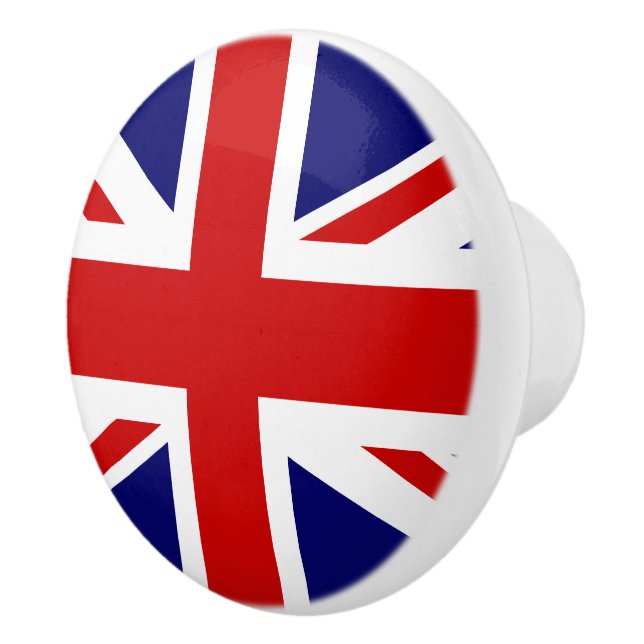 Jack Fahne Tür und Schublade Schubknöpfe der briti Keramikknauf (Rechts)