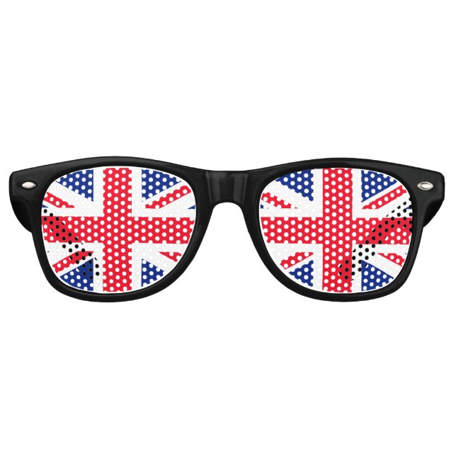 Jack Flag Vereinigtes Königreich Partybrille (Vorderseite)