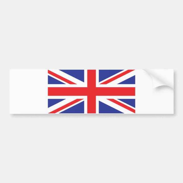 Jack Flag Vereinigtes Königreich/Union Autoaufkleber (Vorne)
