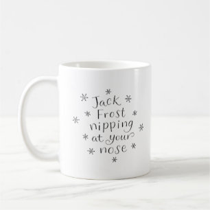 Jack Frost, das an Ihrer Nasen-Tasse klemmt Kaffeetasse