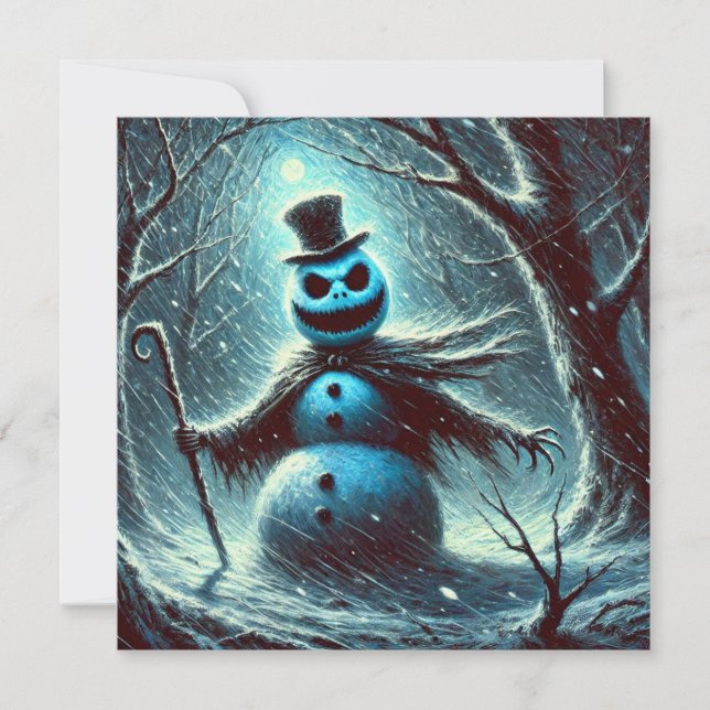 Jack Frost Snowman Weihnachten (Vorderseite)