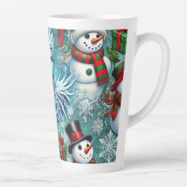 Jack Frost und Schneemobil Milchtasse
