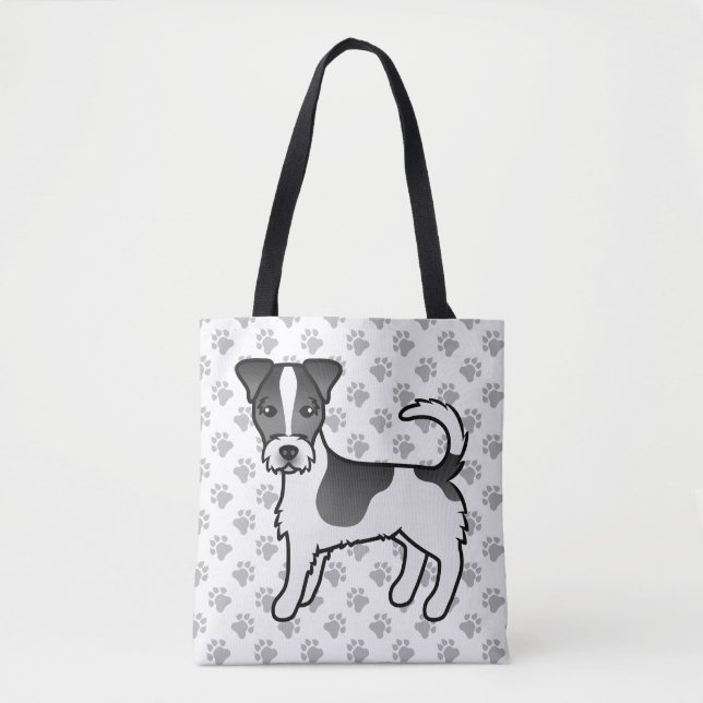Jack für Schwarz und Weiß Tasche (Vorderseite)