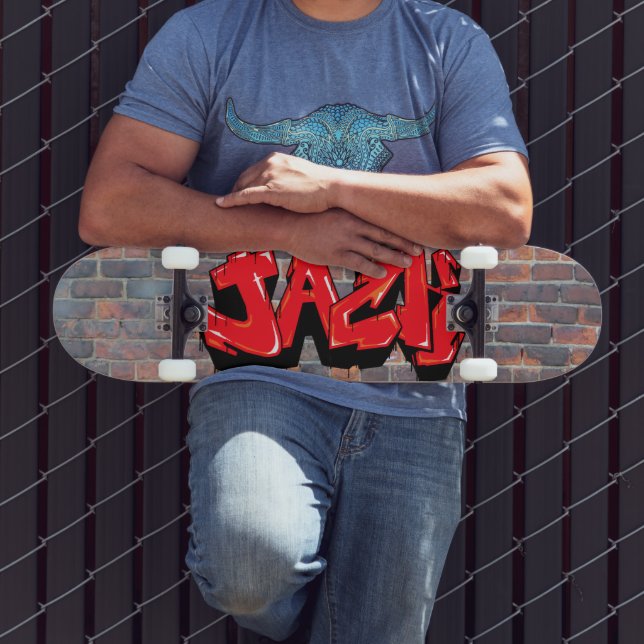 Jack Graffiti Custom Personalisiert Skateboard (Außenbereich 3)