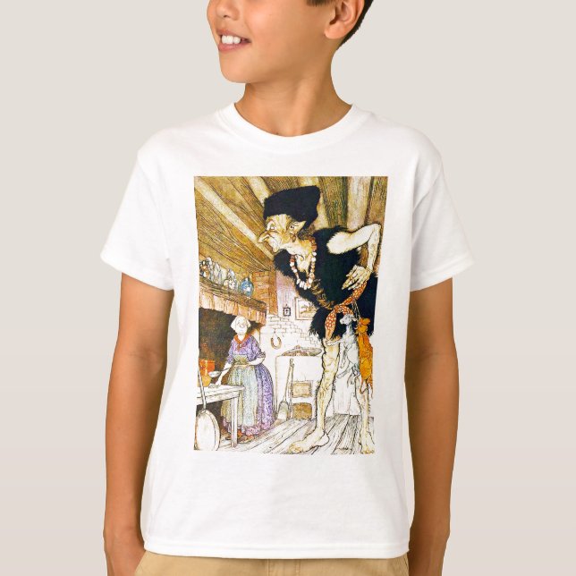 Jack im Bohnenstangen-T-Shirt durch Arthur Rackham T-Shirt (Vorderseite)
