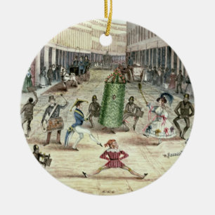 Jack im Grün, Maifeiertags-Feiern des Chi Keramikornament