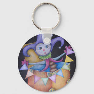 Jack in der Schachtel Schlüsselanhänger