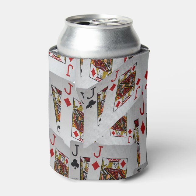 Jack in mehrschichtigem Muster, Stubby-Halter Dosenkühler (Kanne Vorderseite)