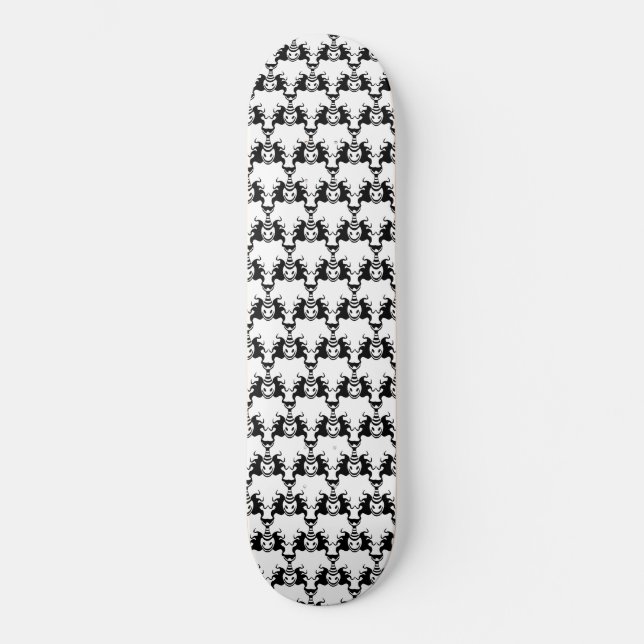 Jack in the Box Interlocking Pattern Skateboard (Vorderseite)