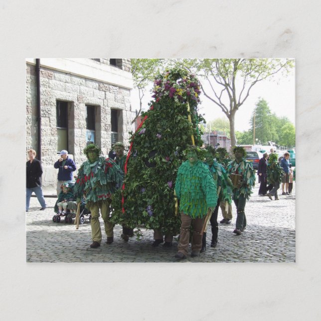 Jack-in-the-Green-Postkarte - Bristol Postkarte (Vorderseite)