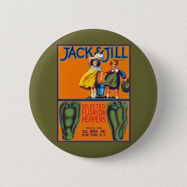 Jack & Jill Florida Paprika Button (Vorderseite)
