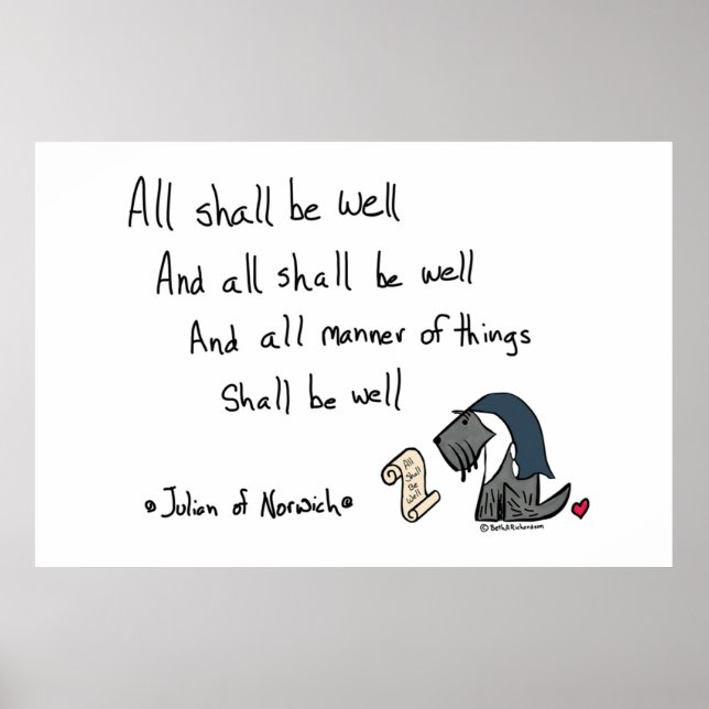 Jack - Julian von Norwich - alle werden gut sein Poster (Vorne)