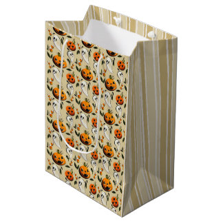 Jack-o-Ghost Gelb Mittlere Geschenktüte