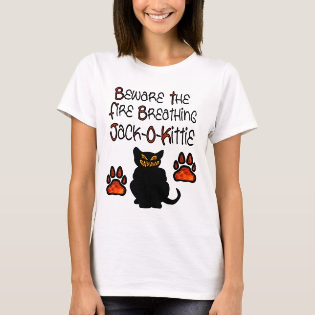 Jack-O-Kittie T-Shirt (Vorderseite)