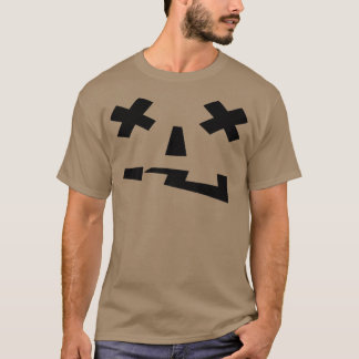 Jack O Lantern Costume Scary Pumpkin Face Hallowee T-Shirt