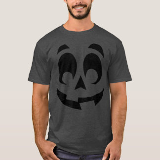 Jack O Lantern Costume Scary Pumpkin Face Hallowee T-Shirt