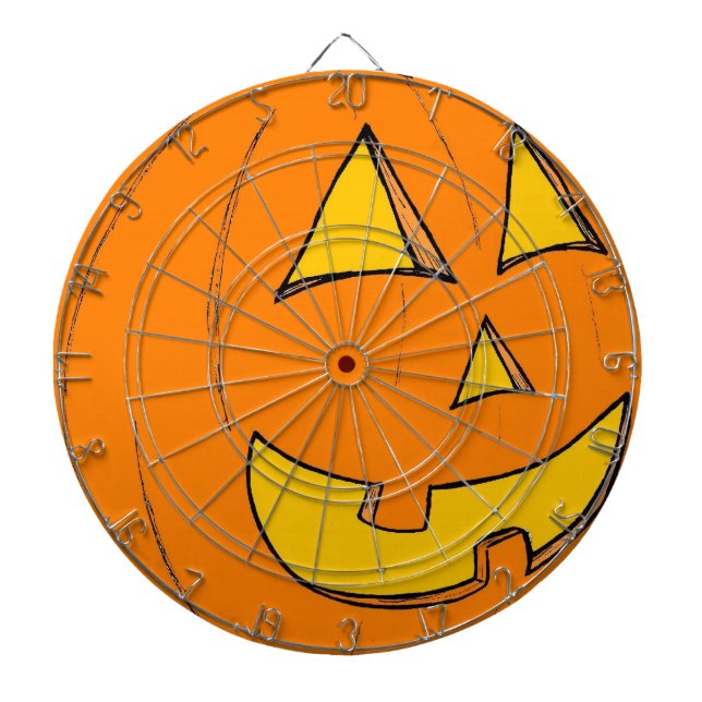 Jack o' Lantern Dartboard Dartscheibe (vorne)