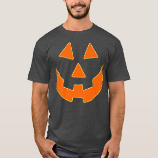 Jack O' Lantern Face Riesenenkürbis T-Shirt