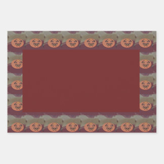 Jack O' Lantern Geschenkpapier Set