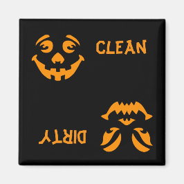 Jack-o-Lantern-Gesichtsspülmaschine Magnet