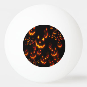 Jack O' Lantern GlowFaces Tischtennisball