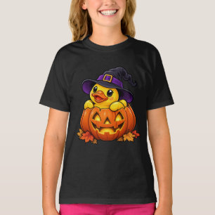 Jack-o'-Lantern-Gummiente Halloween T-Shirt