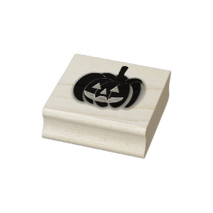 Jack-O-Lantern Gummistempel