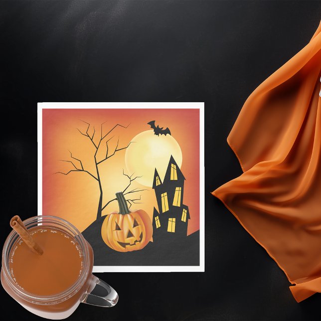 Jack O' Lantern Halloween Serviette (Von Creator hochgeladen)
