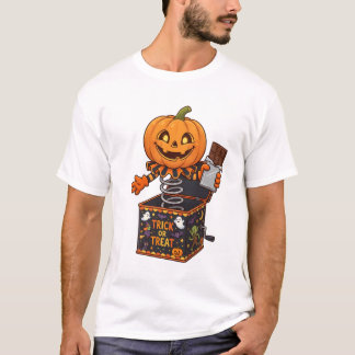 Jack o Lantern in der Schachtel | Halloween T-Shirt