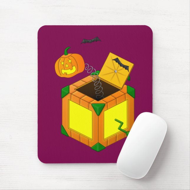 Jack-o-Lantern-in-the-Box - Mousepad (Mit Mouse)