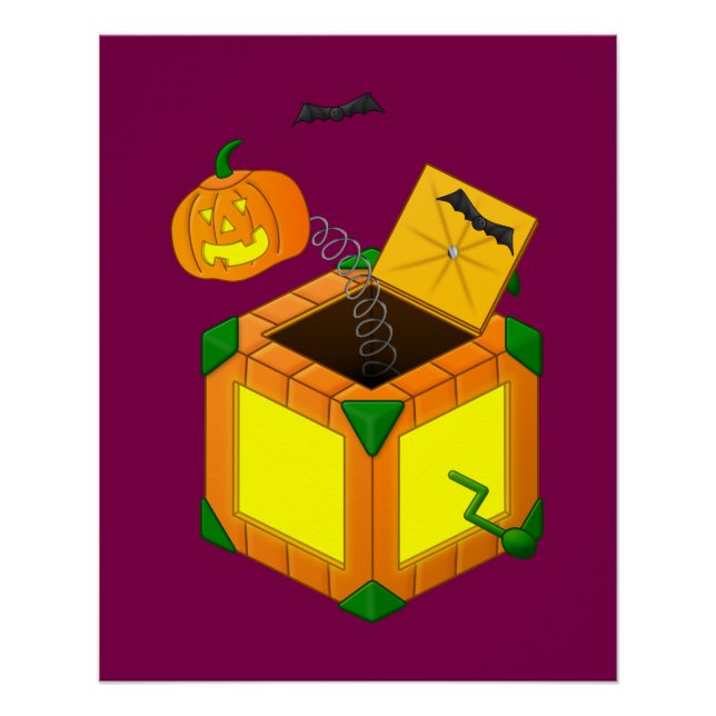 Jack-o-Lantern-in-the-Box - Poster (Vorderseite)