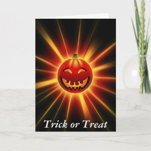 Jack O. Lantern - Karte Halloweens Greating