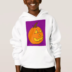 Jack o' Lantern Lila Kinder Kapuzenpullover Hoodie