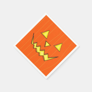 Jack-O-Lantern Napkins zum Halloween-Party Serviette