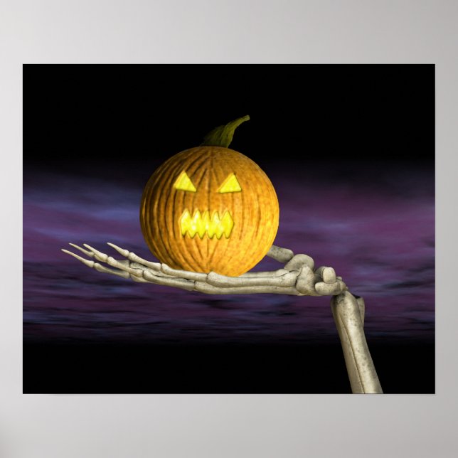 Jack-o-Lantern - Poster d'Halloween (Devant)