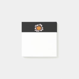 Jack-o-Lantern Pumpkin und Eyeballs im Dunkeln Post-it Klebezettel