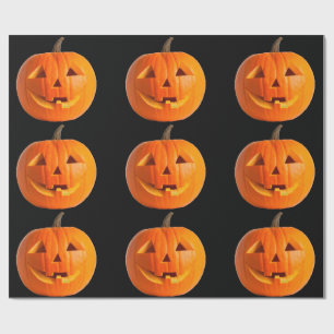 Jack-O-Lantern-Schleifpapier Geschenkpapier