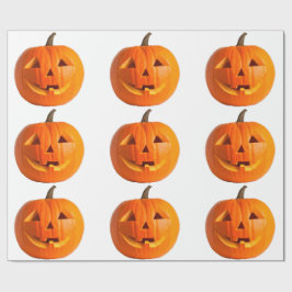 Jack-O-Lantern-Schleifpapier Geschenkpapier