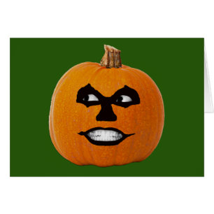 Jack o' Lantern Sinister Face, Halloween Pumpkin