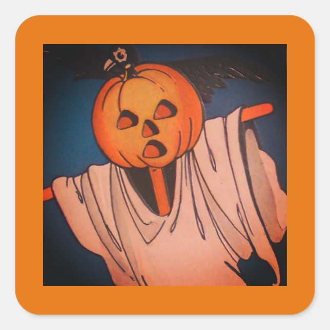 JACK O' LANTERN SQUARE STICKER HALLOWEE (Vorderseite)