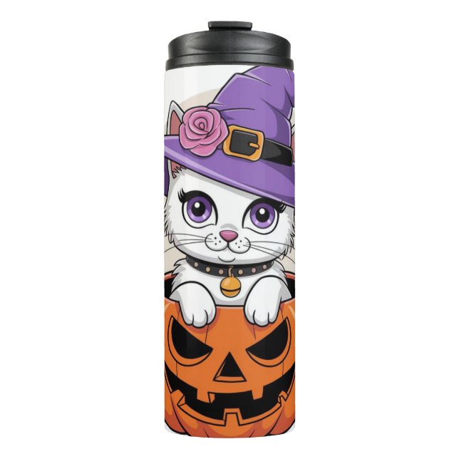 Jack-O’-Lantern Thermosbecher (Vorderseite)