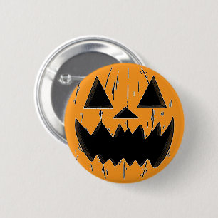 Jack-o’-Lantern-Vorderseite - Halloween-Taste Button