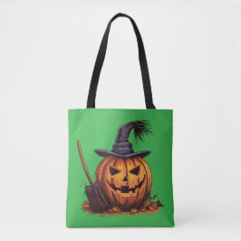 Jack O’ Lantern Witch – Classic Pumpkin Halloween Tasche
