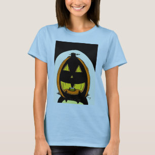 Jack o' Lantern Womens Baby Doll T - Shirt