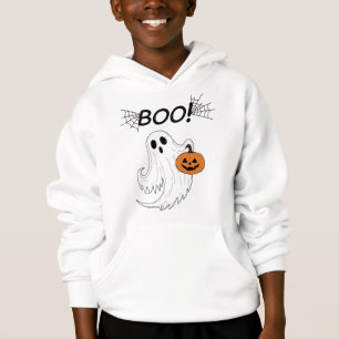 Jack-o’ lanterne et un fantôme blanc Boo Halloween